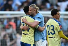 BIG SCARE: For Manchester City but ultimately through.