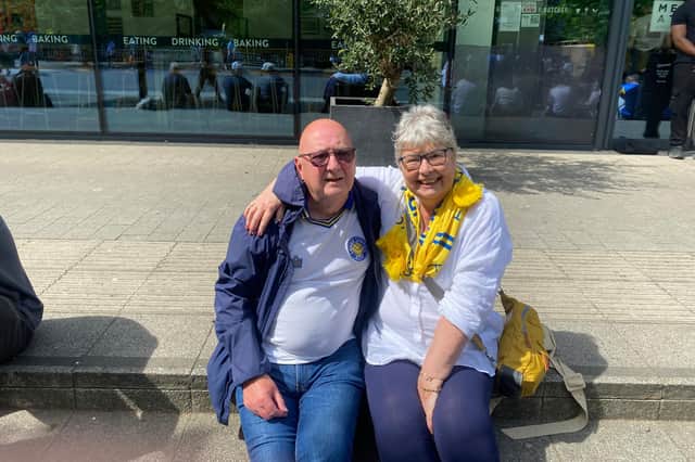 Pauline Ward and her husband, Phil.