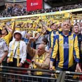 Leeds United fans made themselves heard throughout.