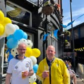 Friends Jay and Dave decided to head to the Moot Hall Arms, a place they said has a “brilliant atmosphere” for football fans. 