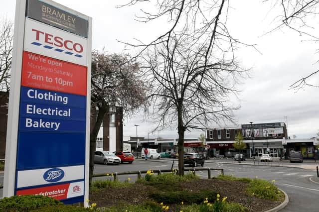 Bramley Shopping Centre.