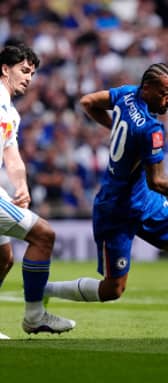COSTLY SLIP: And an uncharacteristic one from Leeds United defender Pascal Struijk.