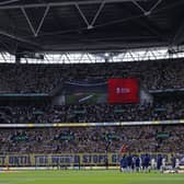 ARRESTS: In and around Wembley Stadium as Leeds United faced Chelsea in the FA Cup semi-finals.