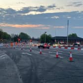 The new layout will see traffic switch onto the new South West works.