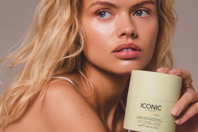 The ICONIC London Underglow Matcha Melting Cleansing Balm is designed to remove makeup and impurities without leaving skin feeling stripped or tight.