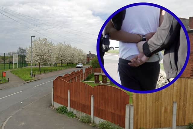 Sanderson attacked his step dad at his home in Wood Green, Castleford.