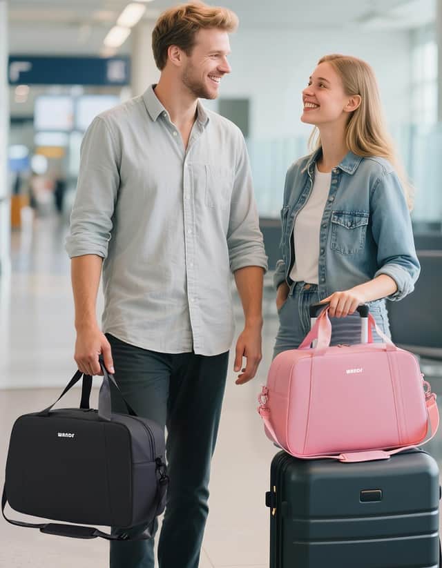 The WANDF cabin bag is my top choice for people who don’t have a lot of space at home to store their luggage.