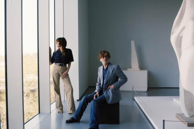 Jarvis Cocker and Kim Sion photographed at The Hepworth Wakefield