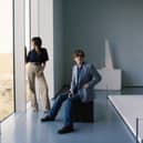 Jarvis Cocker and Kim Sion photographed at The Hepworth Wakefield