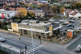 A CGI image of the proposed new McDonald's in Stanningley