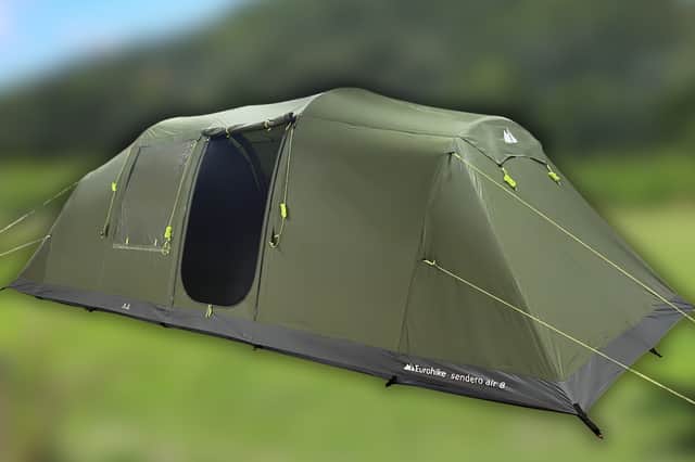 The Eurohike Sendero Air 8XL Tent sleeps up to eight people and is one of the standout family deals in the GO Outdoors camping sale.