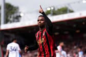 BOOST: For Leeds United thanks to Bournemouth for whom Junior Kroupi, above, was again among the goalscorers in a 3-0 win against faltering Crystal Palace.