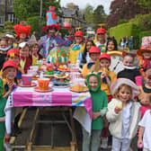 Pictured Moorfield School dressed as Alice in Wonderland taking part in the Carnival Parade.