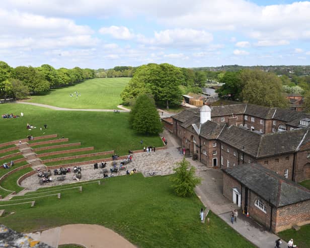 A stunning shot over the grounds of Temple Newsam.