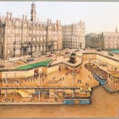 This photo shows plans for an underground in Leeds. The cost meant it never happened.