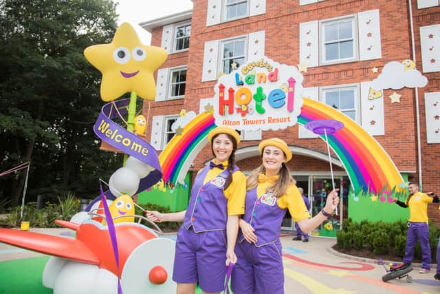 The CBeebies Land Hotel offers a themed stay designed for younger visitors and families at Alton Towers