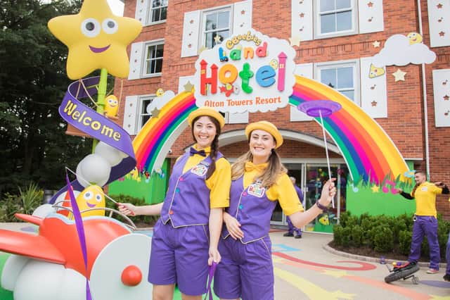 The CBeebies Land Hotel offers a themed stay designed for younger visitors and families at Alton Towers