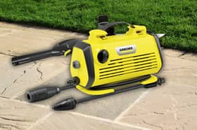 Amazon shoppers say the compact Kärcher K3 pressure washer delivers strong cleaning power without taking up loads of storage space