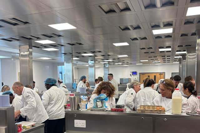 The event saw ten pairs put their culinary skills to the test in training kitchens