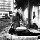 The junction of Back Queen Square and Clay Pit Lane in November 1968.