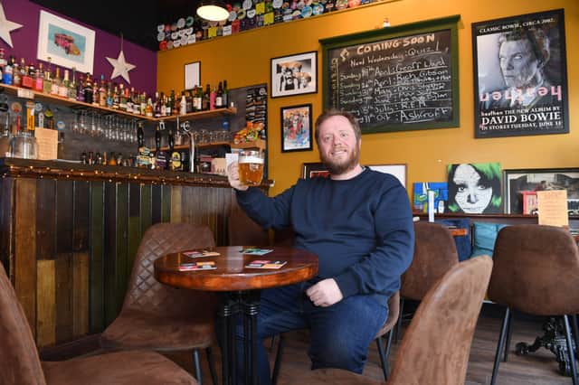 Frank Teigh, owner of Seven Hills bar, says pedestrianising Morley Bottoms at weekends would allow the bars to open up the space "almost like a venue."
