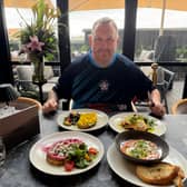 Danny Malin enjoyed brunch at Habbibi in Leeds