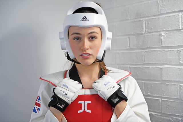 9th April 2026
Pictured Gina-Bene Hamill 17 year old taekwondo star from Pudsey
Picture Gerard Binks