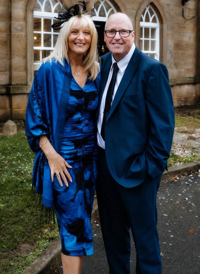 STEPPING OUT: Richard and wife Sharon celebrating life together