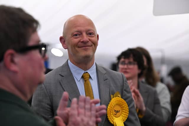 Lib Dem leader Stewart Golton held his seat in Rothwell