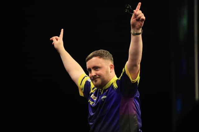 Luke Littler, who revealed a late trip to the post office meant a frantic dash to Leeds before he secured a third consecutive nightly win at the Premier League