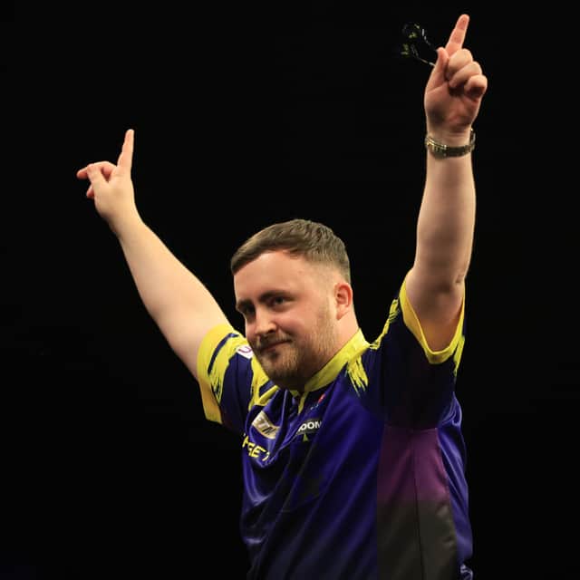 Luke Littler, who revealed a late trip to the post office meant a frantic dash to Leeds before he secured a third consecutive nightly win at the Premier League
