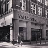 Vallances on the corner of Central Road and New Market Street in November 1972.