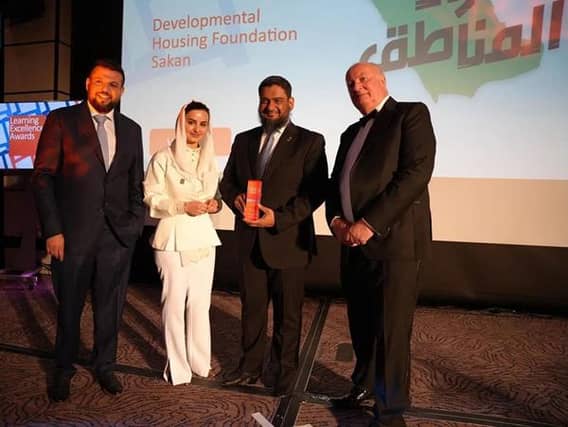 Saudi Developmental Housing Foundation (Sakan) has achieved a national milestone with international recognition by winning the Learning Excellence Award in London