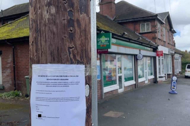 A row of shops dating back to 1924 would be knocked down if Leeds City Council approves the latest proposal.