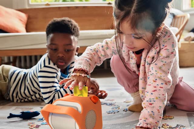 The Yoto Player gives children access to stories, music and educational audio without the distractions of a screen.