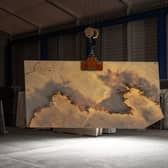 LUXURY MARBLE: San Marino with dramatic veining delivers understated luxury