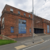 Six fire engines and one aerial unit are currently fighting a fire at the former Festival Foods building.
