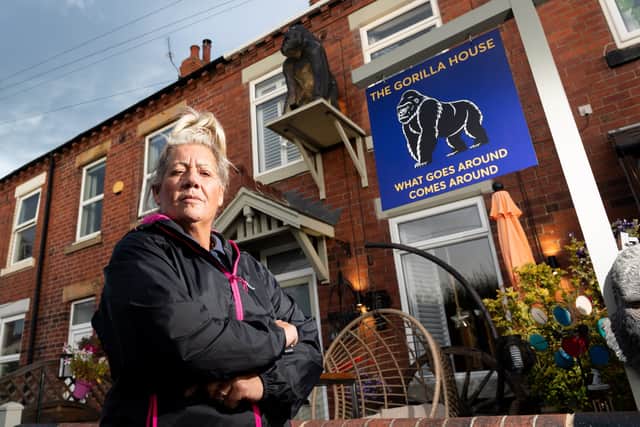 Adele Teale, 59, has been ordered to remove the 4kg resin figure from outside her two bedroom terraced home within four weeks or face possible legal action and a fine.
