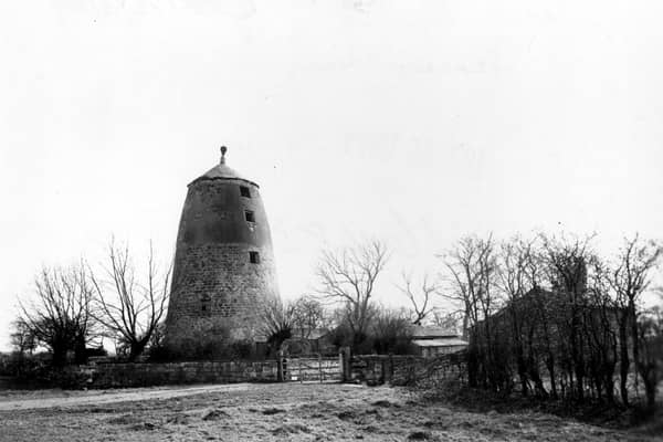 The old windmill at Seacroft, seen from north in March 1949.