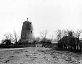 The old windmill at Seacroft, seen from north in March 1949.