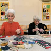 Patchwork People at Garforth Community Association, in Garforth Miners Welfare Hall. Pictured Sue Lewis.