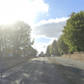A61 Barnsley Road in Wakefield, close to Sandal Castle school