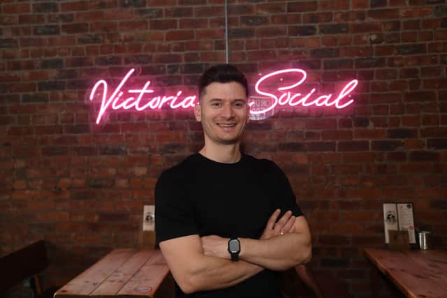 Kyriakos "K" Nakos, co-founder of Victoria Social.