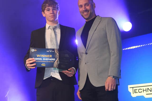 14th May 2026
Leeds Sports Awards 2026
Pictured  young  sportsperson of the year winner Gabriel Shepherd
Picture Gerard Binks