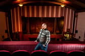 Hyde Park Picture House projection manager Mike Sharples on the cinema balcony.
