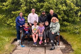 The suicide prevention bench has been placed at the junction of Coorporation Street and Bruntcliffe Road in Morley