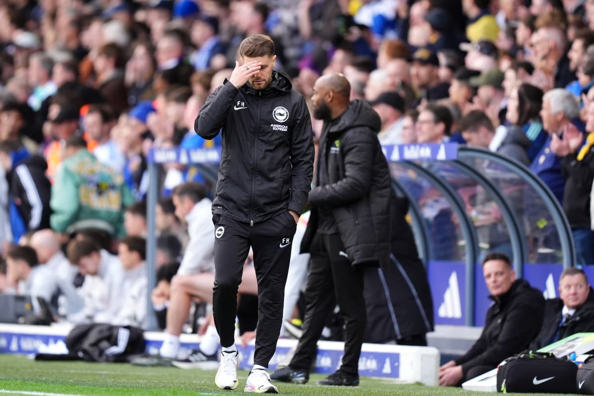 Brighton-Trainer Hürzeler äußert nach dem überraschenden Sieg von Leeds ...