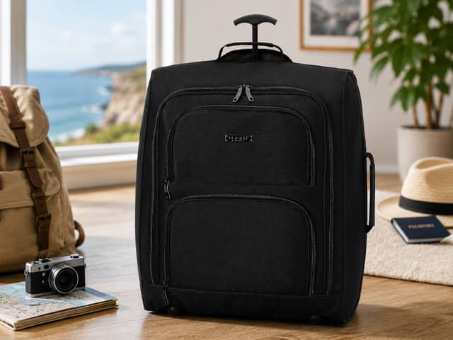 Flight Knight's hard-shell cabin suitcase is designed around easyJet large cabin luggage measurements.