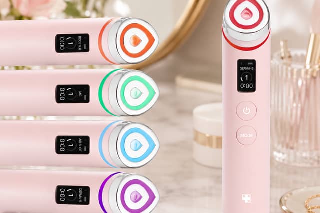 Medicube AGE-R Booster Pro is a viral K-beauty skincare device designed to support glow and product absorption.