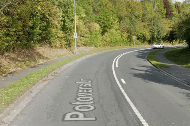Emergency services were called to the scene of a collision on Potovens Lane, Wrenthorpe.
